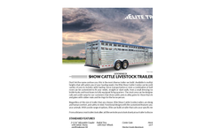 Show - Gooseneck Cattle Trailers Brochure
