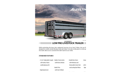 Low Pro - Gooseneck Livestock Trailers Brochure