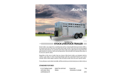Stock - Bumper Pull Livestock Trailers Brochure