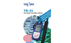 Model TB-31 - Portable Turbidity Meter - Brochure
