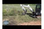 Mini Excavator Brush Cutter: Blue Diamond Attachments Video