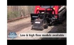 Skid Steer Cold Planer : Blue Diamond Attachments Video