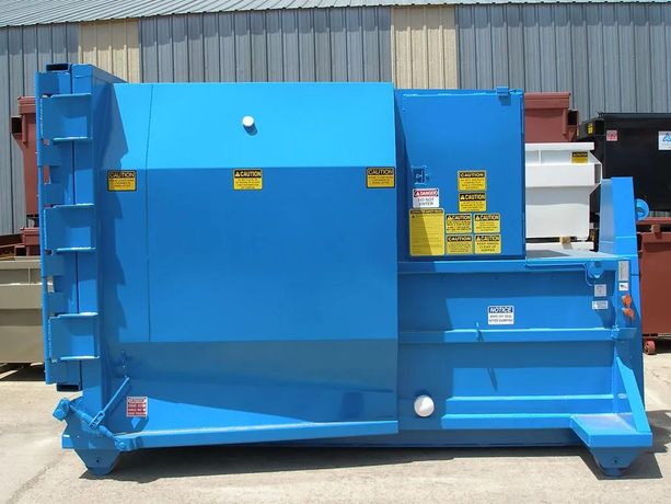 Nedland 1 Yard Self-Contained Compactor With 10 Cubic Yard Container