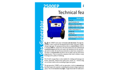 Model 2500EP - Gas Generator Brochure