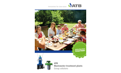 ATB Wastewater Treatment Plants Group Solutions - Brochure