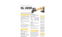 Gradall - Model XL 4200 V - Hydraulic Excavators Brochure