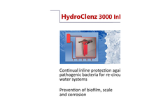 SafeWater - Model HydroClenz 3000 Inline™ - Water System - Brochure