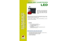 Sungrace - Solar Lantern - Brochure