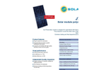 JT Solar - JT-200P - Solar Module Polycrystalline Datasheet