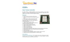 Lauritzen - Model CX3Px - General Purpose Solar Tracker Controller - Brochure