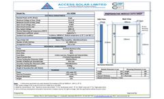 Access Solar - Model ASL-S0306 - Photovoltaic Module - Brochure