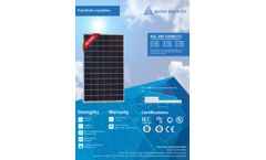Model ASL 290-330W(72) - Poly/Multi-Crystalline Silicon Photovoltaic Module - Brochure