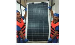 Alpex - Model Flex 50-160Wp - Flexible Polycrystalline Solar Photovoltaic Modules