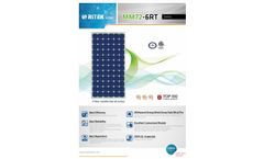 Ritek - Model MM Series - Crystalline Solar Module  - Brochure