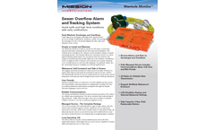 Manhole Monitor - Sewer Overflow Alarm and Tracking System - Brochure