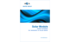 Solar Module Catalog