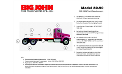 Model 80 - Truck Mounted Tree Transplanters Brochure