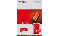 Froling- Model S1 Turbo - Firewood Boiler - Brochure