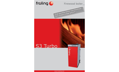 Froling - Model S3 Turbo - Firewood Boiler - Brochure