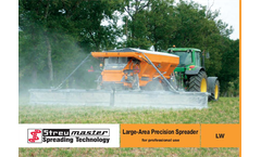 Streumaster - Model LW - Large Area Precision Spreader - Brochure