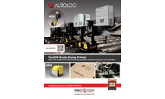 Autolog - Model ProGSP - Grade Stamp Printer - Brochure