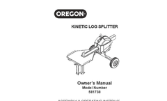 Kinetic Log Splitter Manual