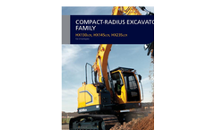Compact-Radius Excavator Family - Catalogue