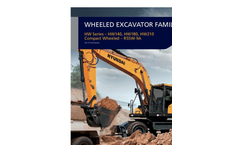 Wheeled Excavator Family - Catalogue