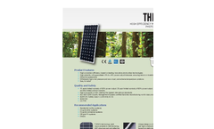 Think - Model 85 - Monocrystalline Photovoltaic Module Brochure