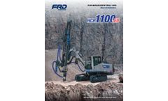 Furukawa - Model HCR1100-ED - Top-Hammer Rock Drill - Brochure