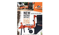 Silt Fence - Rotary Offset Plow Brochure