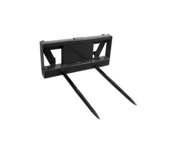Spartan - Skid Steer Bale Spear Attachment With Double Tines