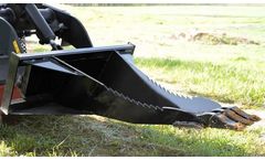 Loflin - Mini Skid Steer & Compact Tractor Stump Bucket
