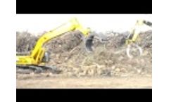 Excavator Grapple2 in Motion Video