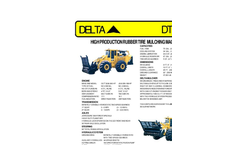 Delta - Model DT-530 - High-Production Rubber Tire Tree Mulching Machine - Datasheet