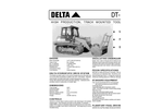 Delta - Model DT-953C - High Production, Track Mounted Tool Carrier - Datasheet
