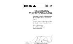 Model DT-190C - High-Performance Track-Mounted Cable Plow Brochure