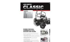 Classic - Zero Turn Mowers Brochure