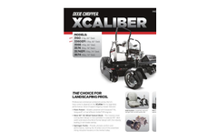 XCaliber - Zero Turn Mowers Brochure