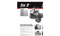 Zee - Model 2 - Zero Turn Mowers Brochure