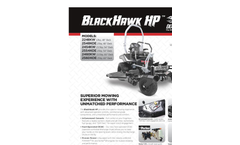 BlackHawk - Model HP - Light Commercial Mowers Brochure