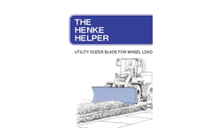 Helper - Dozer Blades for Graders and Loaders Brochure