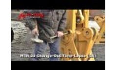 Allied-Gator MTR 20 Mobile Shear Quick-Change Jaw Set Change-Out - Time Lapse Video