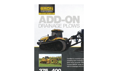 Bron - Model 375 - Add-On Drainage Plow Brochure