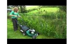 Atco Petrol 4 Wheel Lawnmowers Video