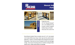 Rylind - Model 60 & 96 - Wide Manual Adjustable Forks Brochure