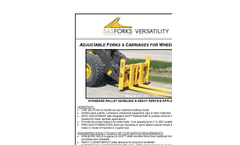 SAS - Adjustable & Pallet Forks - Brochure