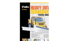 Falls - Model W Series - Heavy Duty Truck Mount Snow Wing Brochure