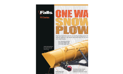 Falls - Model FX - One Way Snow Plow Brochure