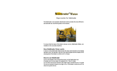 SideGrader - Excavator Attachments Manual